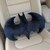 Auto Creative Unique Bat Shaped Plush Neck Pillow Car Decoration Batman Stuffed Plush Travel Pillow Cushion