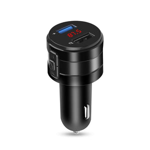 Car Bluetooth 5.0 FM Transmitter Wireless Handsfree Audio Receiver MP3 Player FM Modulator 2.1A Dual USB Fast Charger Car Kit