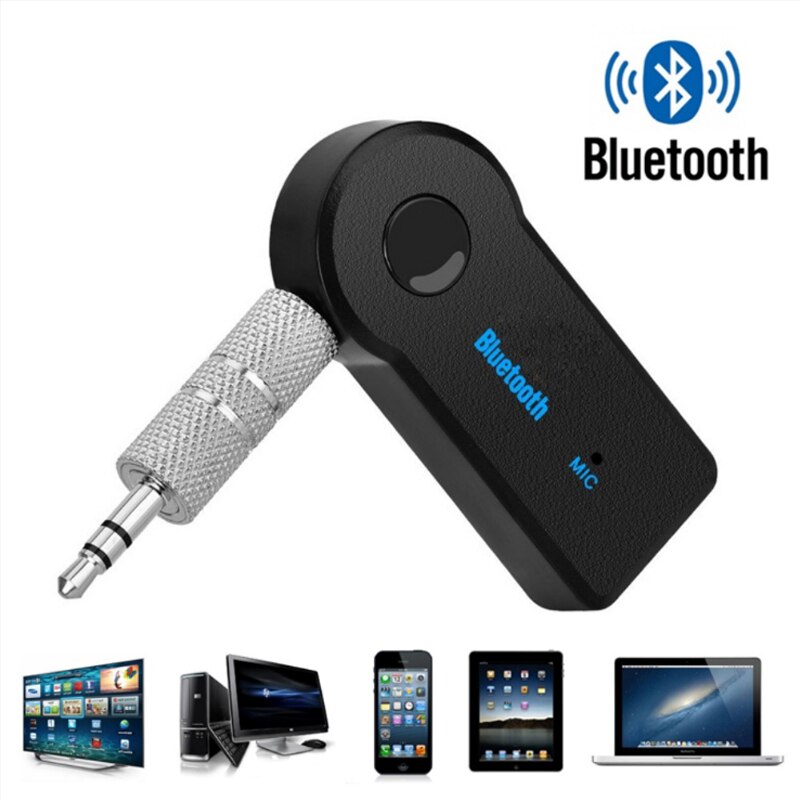 Car Bluetooth 5.0 MP3 Music Handsfree Wireless Bluetooth Transmitter Car Kit 3.5mm Jack Headphone Receiver Aux Audio Adapter