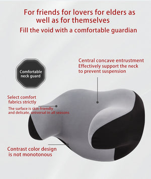 Car Headrest Pillow Memory Foam Interior Auto Pillows Head Neck Protector Soft Cushion Pillow for Man Kids Travel Rest Accessory