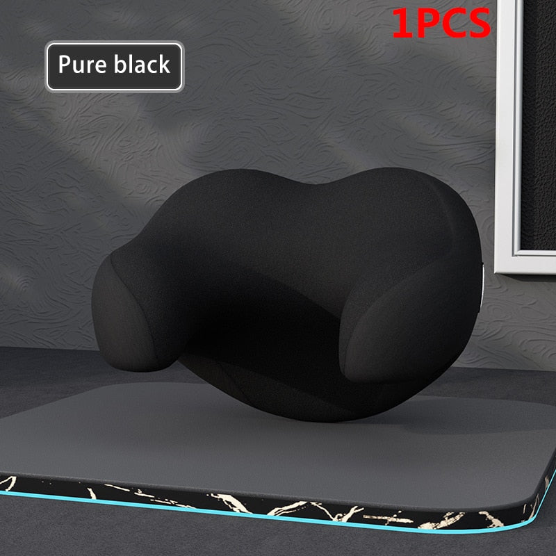 Car Headrest Pillow Memory Foam Interior Auto Pillows Head Neck Protector Soft Cushion Pillow for Man Kids Travel Rest Accessory