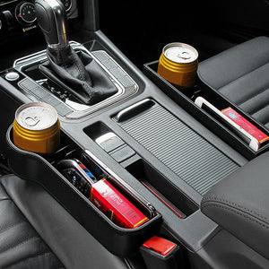 Car Seat Organizer Crevice Storage Box Car Organizer Gap Slit Filler Holder For Wallet Phone Slit Pocket Auto Car Accessories