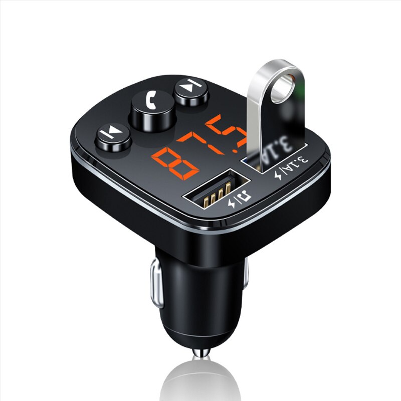 FM Transmitter Car Bluetooth 5.0 Car Kit Dual USB Fast Car Charger 3.1A MP3 Player Wireless Handsfree Audio Receiver Modulator