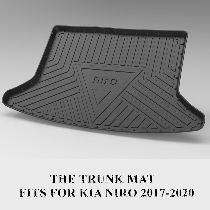 For Kia Niro 2017 2018 2019 2020 Boot Mat Rear Trunk Liner Cargo Floor Tray Carpet Guard Protector Car Accessories