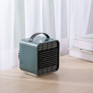 Portable Mini Anion Air Conditioning Fan Desktop Cooler Refrigeration Air Conditioner Cooling Summer Fan For Car Bedroom Home