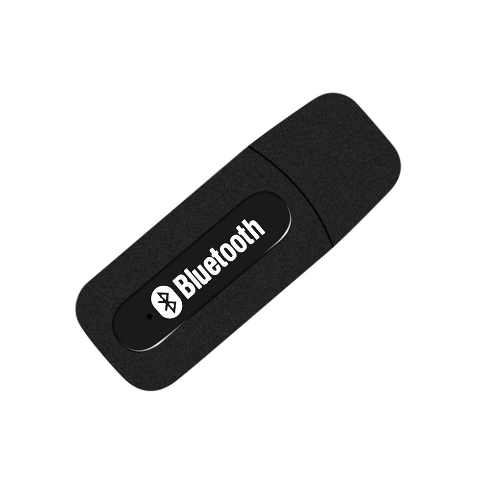 USB Car Bluetooth Aux Audio Receiver Adapter 3.5mm Single Output audio Stereo Music Receiver  For Android Phone  PC Speaker