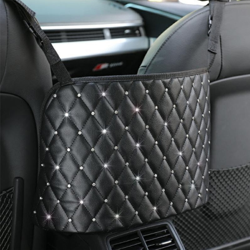 Universal Car Rear Seat Back Storage Bag Mesh Nets Pocket Trunk Bag Organizer Car Seat Back Stowing Tidying Interior Accessories