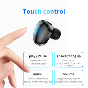 rylybons In-ear True Wireless Earbuds Bluetooth 5.0 Earphones Waterproof Headfree Hifi Sound Quality Headset For iPhone xiaomi